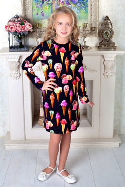 Платье "Лакомка",цветной