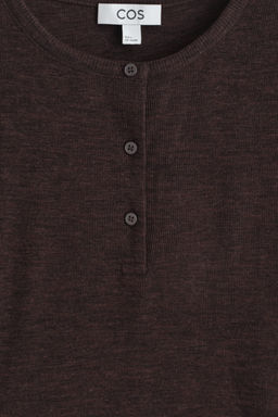 CAMISETA HENLEY DE CANAL? DE LANA - H&m фото 4