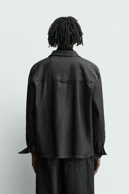 WASHED DENIM SHIRT - Zara фото 3