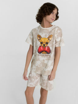 Комплект домашний для мальчиков с принтом и надписью Крутой пацан - Mark formelle фото 2