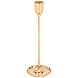 ПОДСВЕЧНИК НА 1 СВЕЧУ. ВЫСОТА=20,5 СМ. ЛАТУНЬ