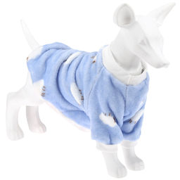 Пэт тойс (Pet toys) Одежда для собаки Толстовка Овечка р-р L, длина спинки 30см/обхват груди 42см/обхват шеи 26см, цвет-голубой, плюш (100% полиэстер) (Китай)
