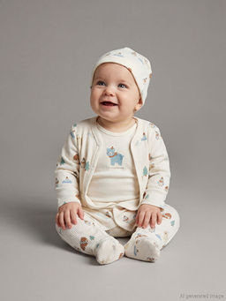 Bask?l? Erkek Bebek Hastane ??k?? Seti