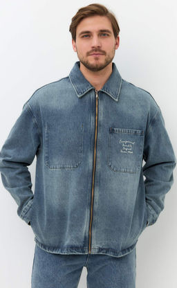 Куртка джинс F511-1253-1 l.blue