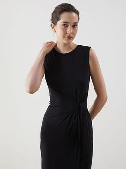 Bisiklet Yaka Elbise