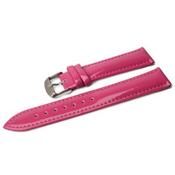 Ремешок для часов натуральная кожа розовый 10 мм C12-10pink
