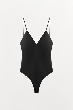 BODY TIRANTES CON POLIAMIDA / Negro - Zara фото 6