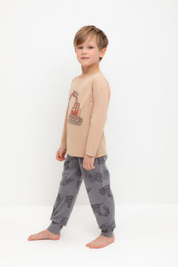 К 1606/кунжут,дорожная техника пижама д/дет яс