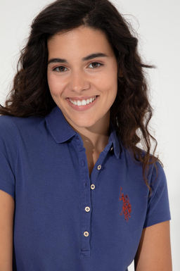 Kad_n Mavi Polo Yaka _rme Elbise - U.s. polo assn фото 2