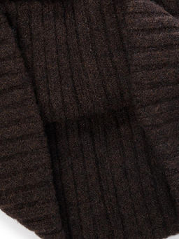 Шапка жен. шерсть + акр LB-J440013 black melange - Labbra фото 8