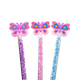 Цена за 12 шт. Карандаш чернографитный вечный, Бабочка, МИКС - Calligrata фото 7