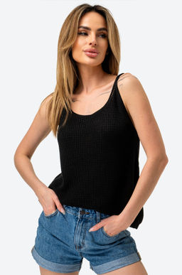 Женский вязаный топ на бретелях Happy Fox  фото 49