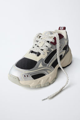 ZAPATILLA DEPORTIVA REJILLA / Multicolor - Zara фото 3