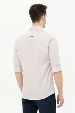 U. S. Polo Assn / Мужская базовая рубашка с длинным рукавом Stone - U.s. polo assn фото 10