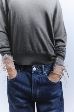 BASIC WOOL BLEND SWEATER - Zara фото 11