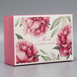 Коробка подарочная складная, упаковка, «Любимой маме», 30 х 20 х 9 см