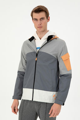 Пальто мужское U.S. Polo Assn серое  фото 10