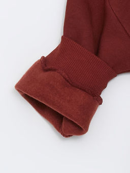 Bisiklet Yaka Uzun Kollu Bask?l? Erkek Bebek Sweatshirt ve E?ofman Alt 2li Tak?m - Waikiki фото 3