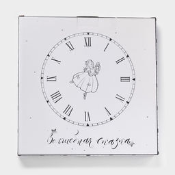 Тарелка новогодняя Доляна «Волшебная сказка», d=25.2 см, фарфор, белая