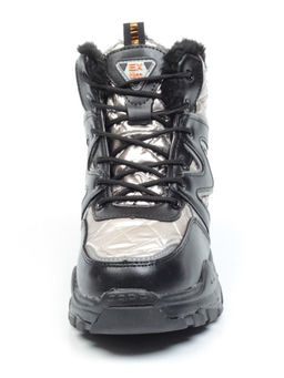 8526-3 BLACK Ботинки женские зимние (искусственные материалы)