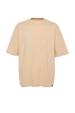 TRENDYOL MAN Premium Ekru Oversize %100 Pamuklu Etiketli Dokulu T-Shirt TMNSS23TS00069 - Trendyolmilla фото 7