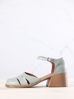 Босоножки 5032.23663be.Авокадо лион +коричневый - Edart фото 9