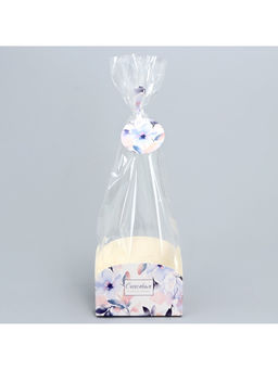 Цена за 10 шт. Пакет подарочный с коробкой, упаковка, Цветы, 12?12?40 см