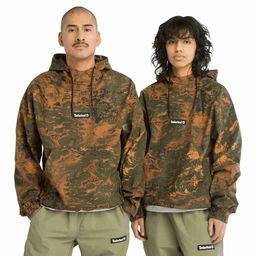 Мужская куртка Timberland Hoodie AOP зеленая