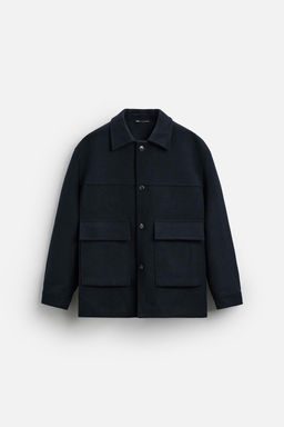 WOOL BLEND SHORT COAT - Zara фото 8