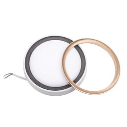 ULW-Q281 24W/6500K/F20 IP65 WHITE Светильник светодиодный влагозащищенный. Круг. Дневной свет (6500K). 225?40 мм. Корпус белый. Цвет рамок (в/к): золотистый, графит. ТМ Volpe