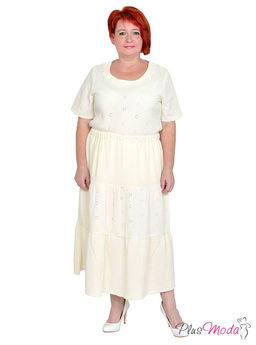 Юбка Модель №1239 размеры 44-84 - Plusmoda фото 3