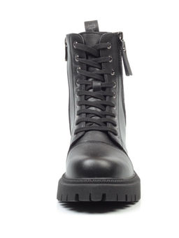 01-5275-1 BLACK Ботинки демисезонные женские (натуральная и искусственная кожа, байка) - Фабричный китай фото 11