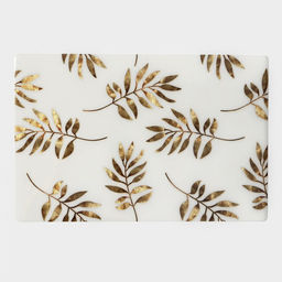 Набор салфеток сервировочных Доляна Кейли, 4 шт, 3045 см, цвет белый с золотом  фото 2