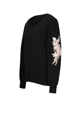 Пуловер, черный - Linea tesini фото 2