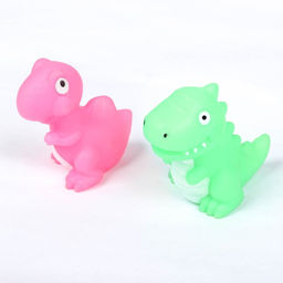 Игрушки - пищалки для купания в ванне «Динозаврики», набор 2 шт., МИКС