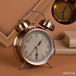 Будильник 12 см / 6040 /уп 50/ подсветка экрана