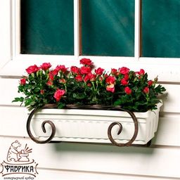 Балконная подставка для цветов 51-262 - Фабрика интерьерной ковки фото 4