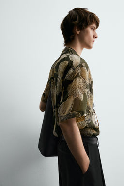 STRAWBERRY PRINT 100% RAMIE SHIRT - Zara фото 6