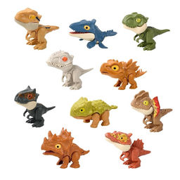 Игрушка - сюрприз «Dino. Зубастики», подвижные детали, 4 фигурки динозавров, МИКС