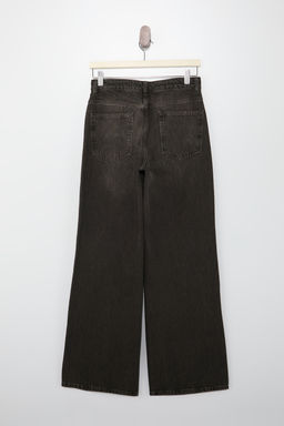 Koyu Mavi Yuksek Bel Wide Leg Jeans TWOAW26JE00007 - Trendyolmilla фото 16