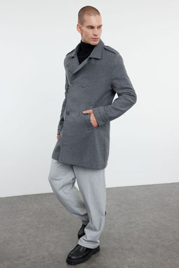 TRENDYOL MAN Antrasit Erkek Regular Fit K?sl?k Yun Kar?s?ml? K?sl?k Kase Kaban TMNAW25KB00003 - Trendyolmilla фото 2