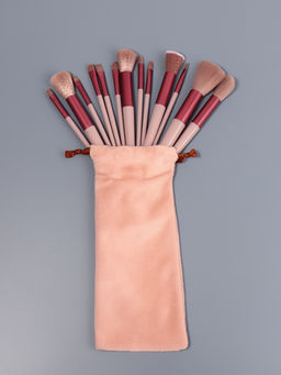 Набор кистей для макияжа PASTEL BLUSH, 13 шт., 10/22 (±1) см, сиреневый