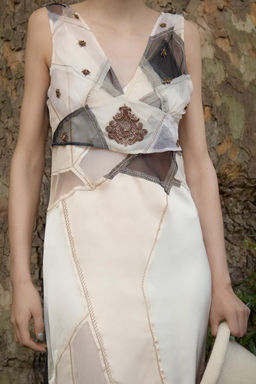 PATCHWORK BEADED AND SEQUINNED TOP - Zara фото 3