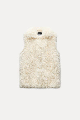 FAUX FUR WAISTCOAT ZW COLLECTION - Zara фото 5