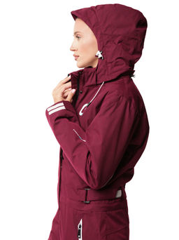 Комбинезон B-9063 Темно-бордовый