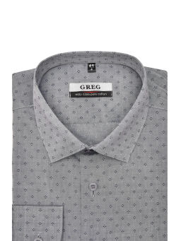 Сорочка мужская длинный рукав GREG 223/211/6186