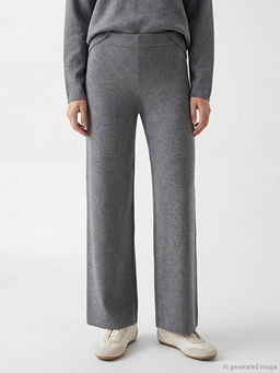 Beli Lastikli Kad?n Triko Pantolon