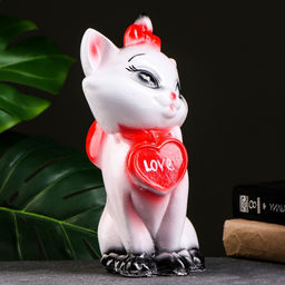Копилка для денег Кошка LOVE, гипс, 26?14 см