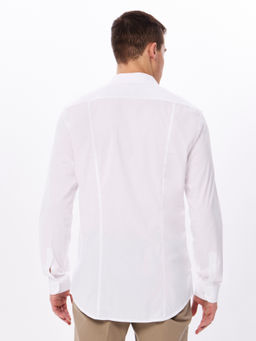 Сорочка мужская длинный рукав GREG 100/238/WH/SZR STRETCH