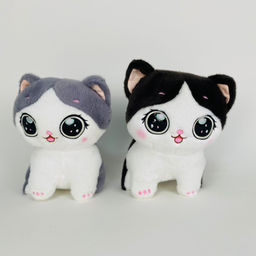 Мягкая игрушка Кошка большеглазая 26 см